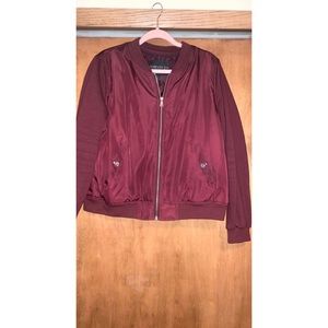 FOREVER 21+ wine colored jacket